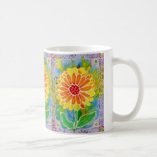 De Café O primavera floresce a caneca