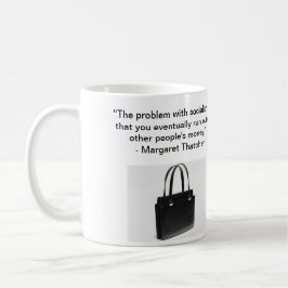 De Café O problema com socialismo - Sra. Thatcher Caneca