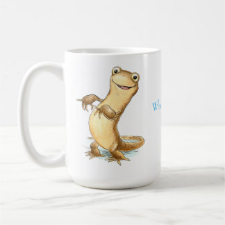 De Café "O que é newt?" Caneca da salamandra