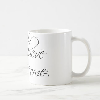 De Café O que eu acredito, eu transformo-me caneca