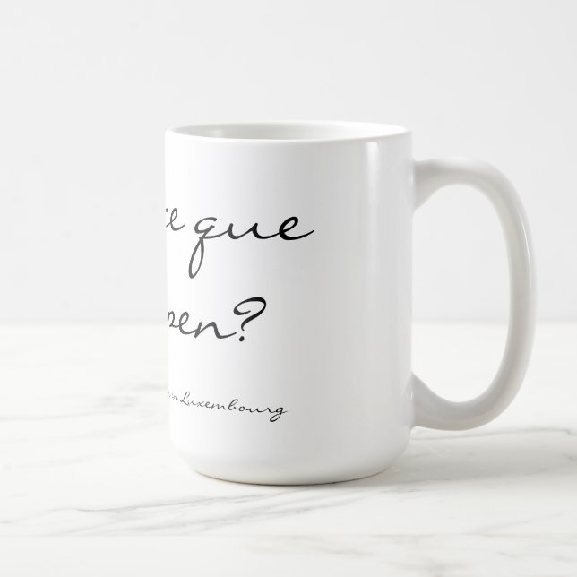 De Café o que le do Qu'est-ce buppen a caneca (Direita)