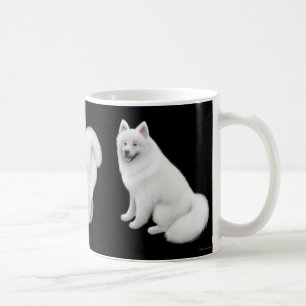 De Café O Samoyed persegue a caneca