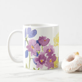 De Café O Scottish selvagem colorido floresce a caneca da