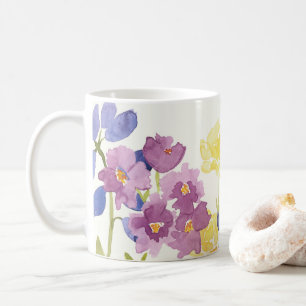 De Café O Scottish selvagem colorido floresce a caneca da
