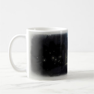 De Café O Som do Silêncio — Caneca Noite da Cidade Escura