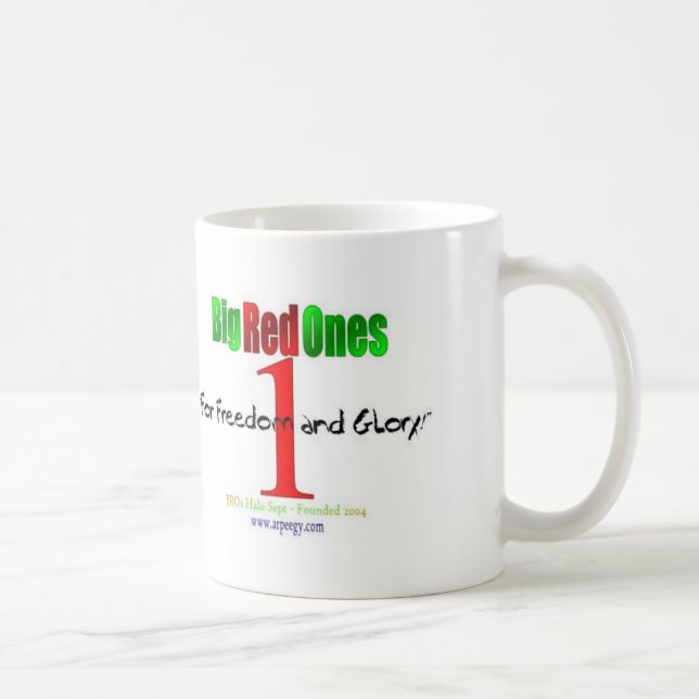 De Café O vermelho grande uns Team a caneca (Direita)