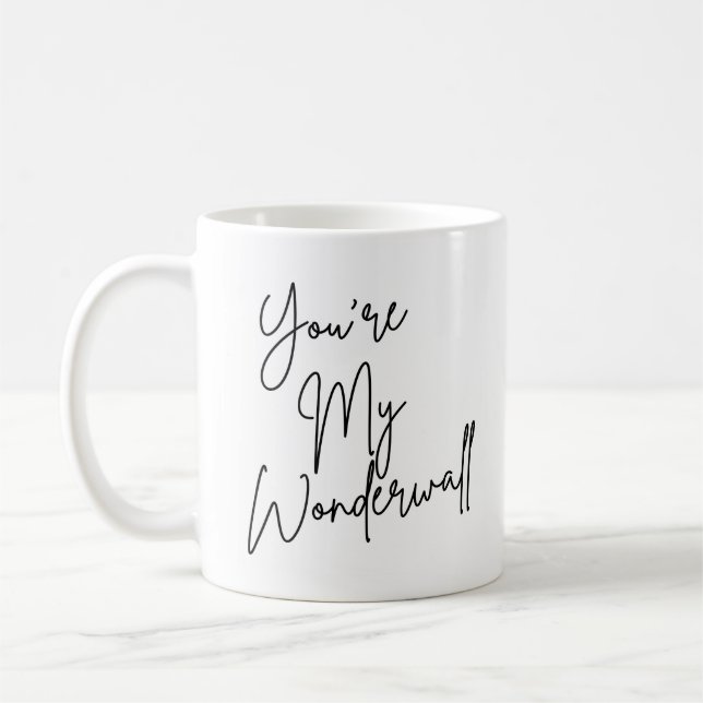 De Café Oasis Você é minha caneca Wonderwall 11oz (Esquerda)