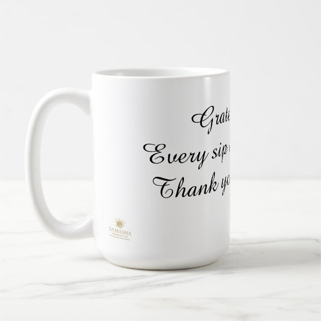 De Café Obrigado Caneca 15oz (Esquerda)