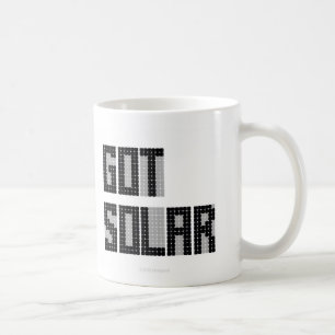 De Café Obtido solar - caneca