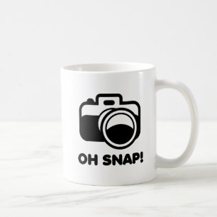 De Café Oh Snap Caneca Divertida