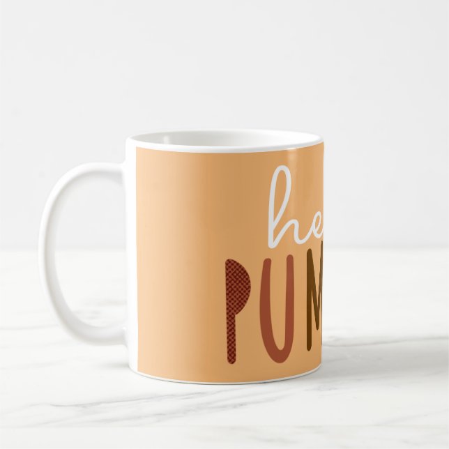 De Café Olá Caneca Abóbora (Esquerda)
