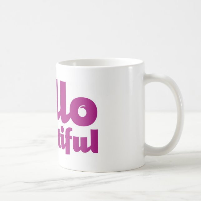 De Café Olá! caneca bonita (Direita)