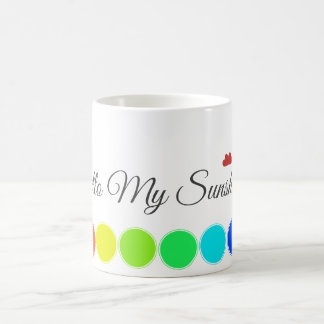 De Café Olá! minha caneca da luz do sol