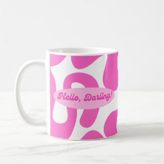 De Café Olá, Querido! Caneca Rosa