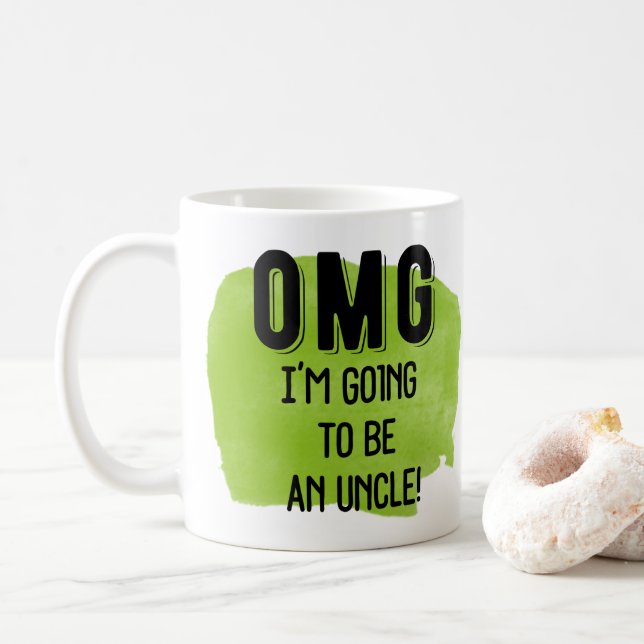 De Café OMG Vou Ser Tio Caneca (Com Donut)
