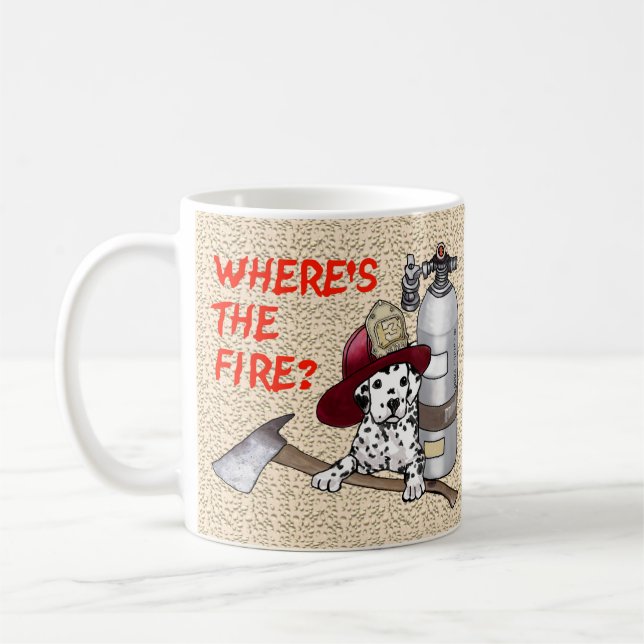 De Café Onde está o Bombeiro caneca (Esquerda)