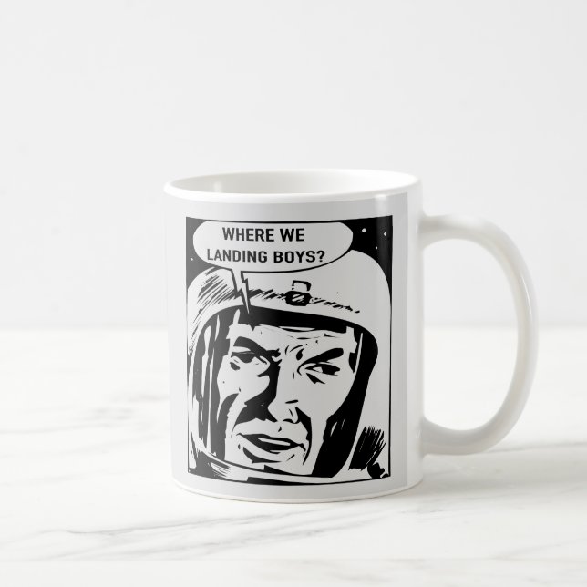 De Café Onde pousamos garotos? Caneca (Direita)