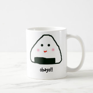 De Café Onigiri-san, ohayo!! Caneca