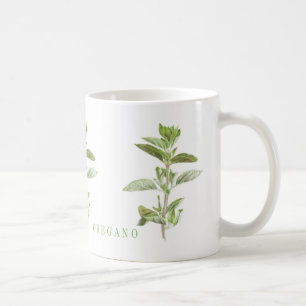 De Café ORÉGANO FRESCO Caneca Branca