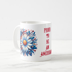 De Café Orgulhoso por ser um americano - Caneca do Dia 4 d