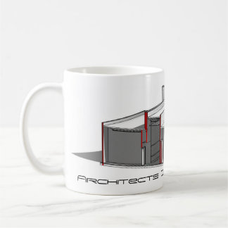 De Café Os arquitetos fazem-no com caneca dos modelos