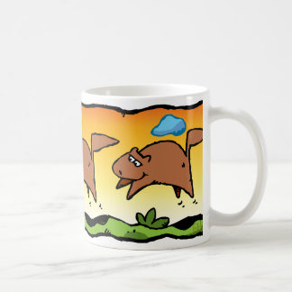 De Café Os desenhos animados Squirrels a caneca