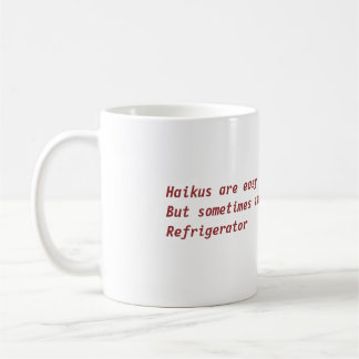 De Café Os Haikus são caneca fácil