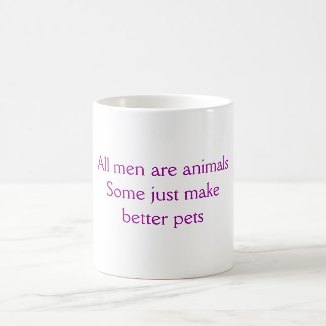 De Café Os homens são caneca dos animais (Centro)