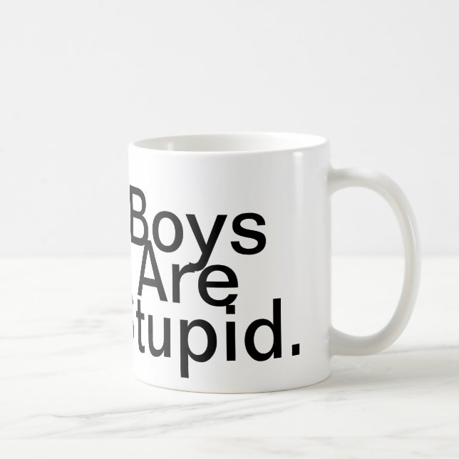 De Café Os meninos são caneca estúpida (Direita)