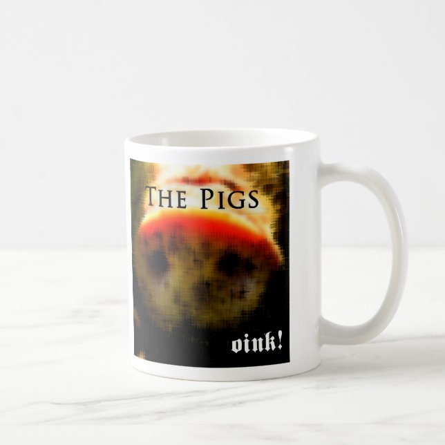 De Café Os porcos - OINK! Caneca (Direita)
