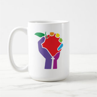 De Café Os professores uniram a caneca do arco-íris