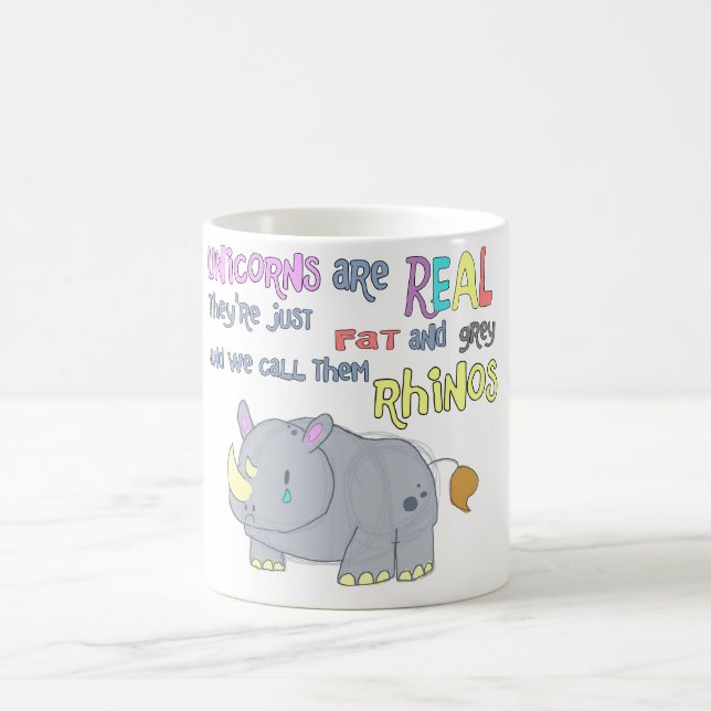 De Café os rhinos são apenas caneca feia dos unicórnios (Centro)