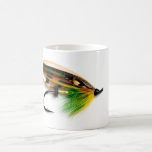 De Café Os salmões verdes do escocês voam a caneca