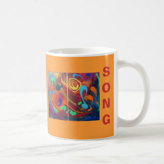 De Café Ouro feliz da caneca do gato
