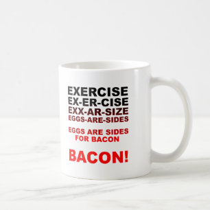 De Café Ovos Para Bacon Caneca Divertida