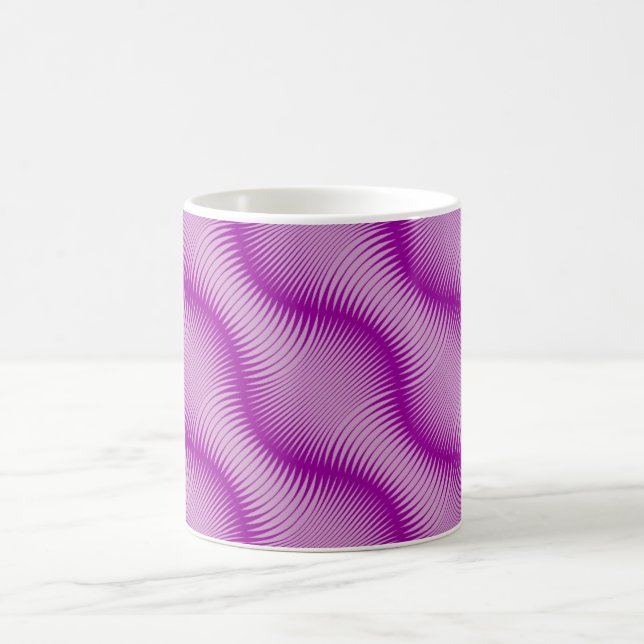 De Café padrão abstrato contínuo em caneca (Centro)