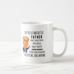 De Café Padre Trump, Pai engraçado Aniversário, caneca D