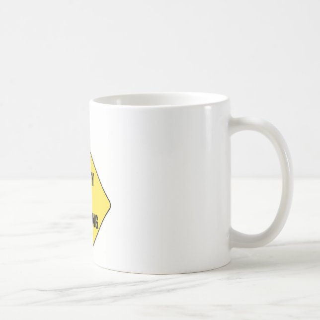 De Café Pai em treinar a caneca branca clássica (Direita)