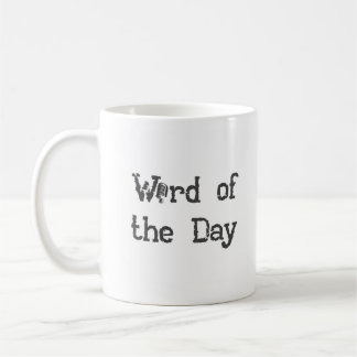 De Café Palavra da caneca do dia