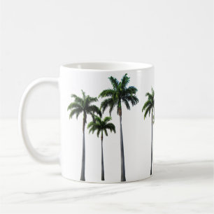 De Café - Palmeiras - caneca branca clássica tropical