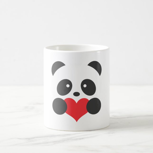 De Café Panda que guardara uma caneca do coração (Centro)