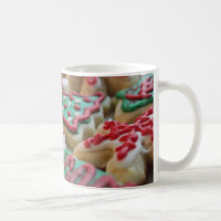 Pão-de-espécie morno, caneca dos biscoitos