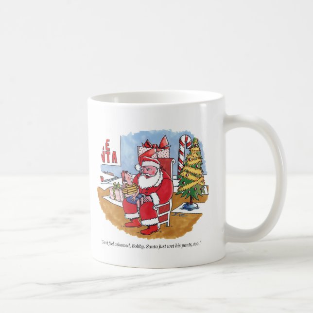 De Café Papais noeis caneca esquerda molhada (Direita)