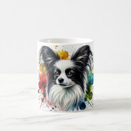 De Café 🐾 Papillon, esta caneca é para você! 🐾