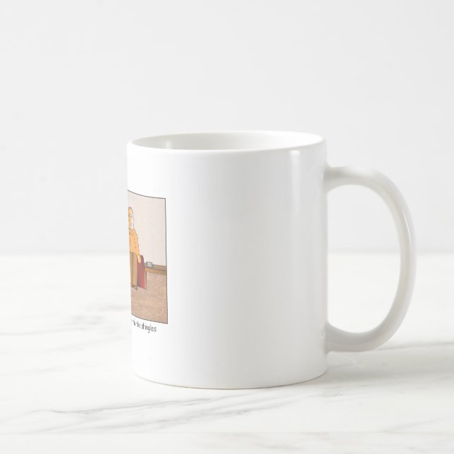 De Café Para fora com a caneca dos desenhos animados das (Direita)