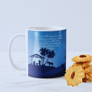 De Café Para Nós Um Filho Nasceu Caneca da Natividade