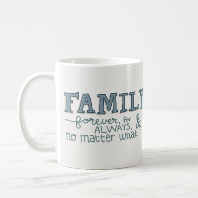 De Café Para sempre caneca da família (Esquerda)