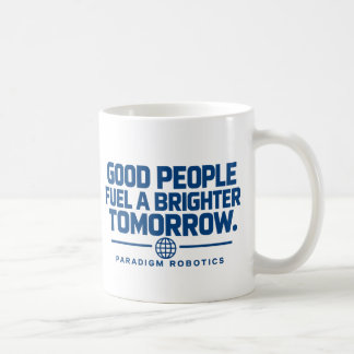 De Café ☕🤖 Paradigm Robotics – Caneca Brighter Tomorrow