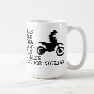 De Café Pare para nada a caneca do motocross da bicicleta