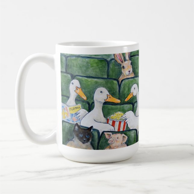 De Café Patos Em Uma Caneca (Esquerda)